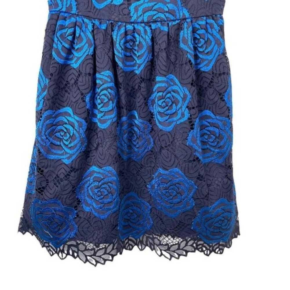 ALICE + OLIVIA Nelly Floral  Lace Cap Sleeve   Dr… - image 8
