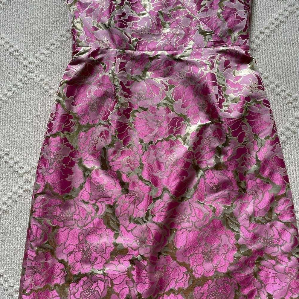 AMAZING Lilly Pulitzer strapless Dress w/ metalli… - image 1