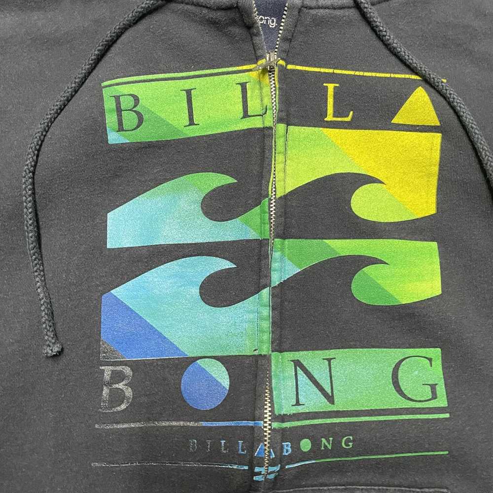 Billabong Vintage Y2K Zip-Up Hoodie Mens Small Bi… - image 3