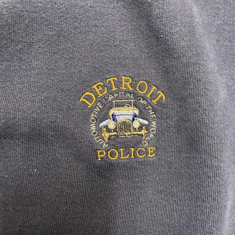 Designer Vintage 90s Sweatshirt Mens XL Detroit P… - image 3