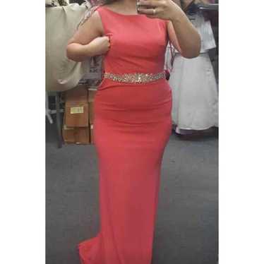 Coral/Pink prom dress