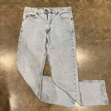 Levi's × Vintage Light wash Orange Tab Levi 505’s - image 1