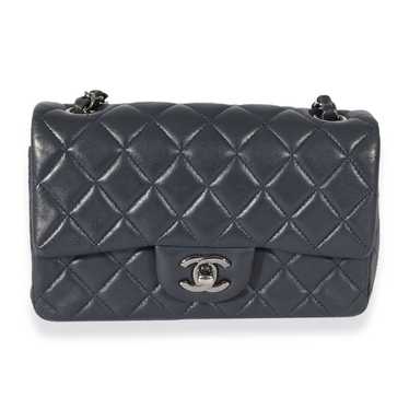 Chanel Chanel Navy Quilted Lambskin Rectangular M… - image 1