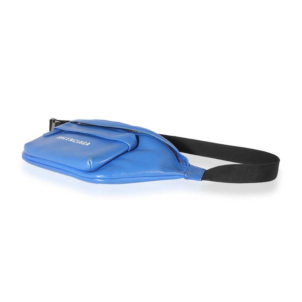 Balenciaga Balenciaga Blue Leather Everyday Logo … - image 4