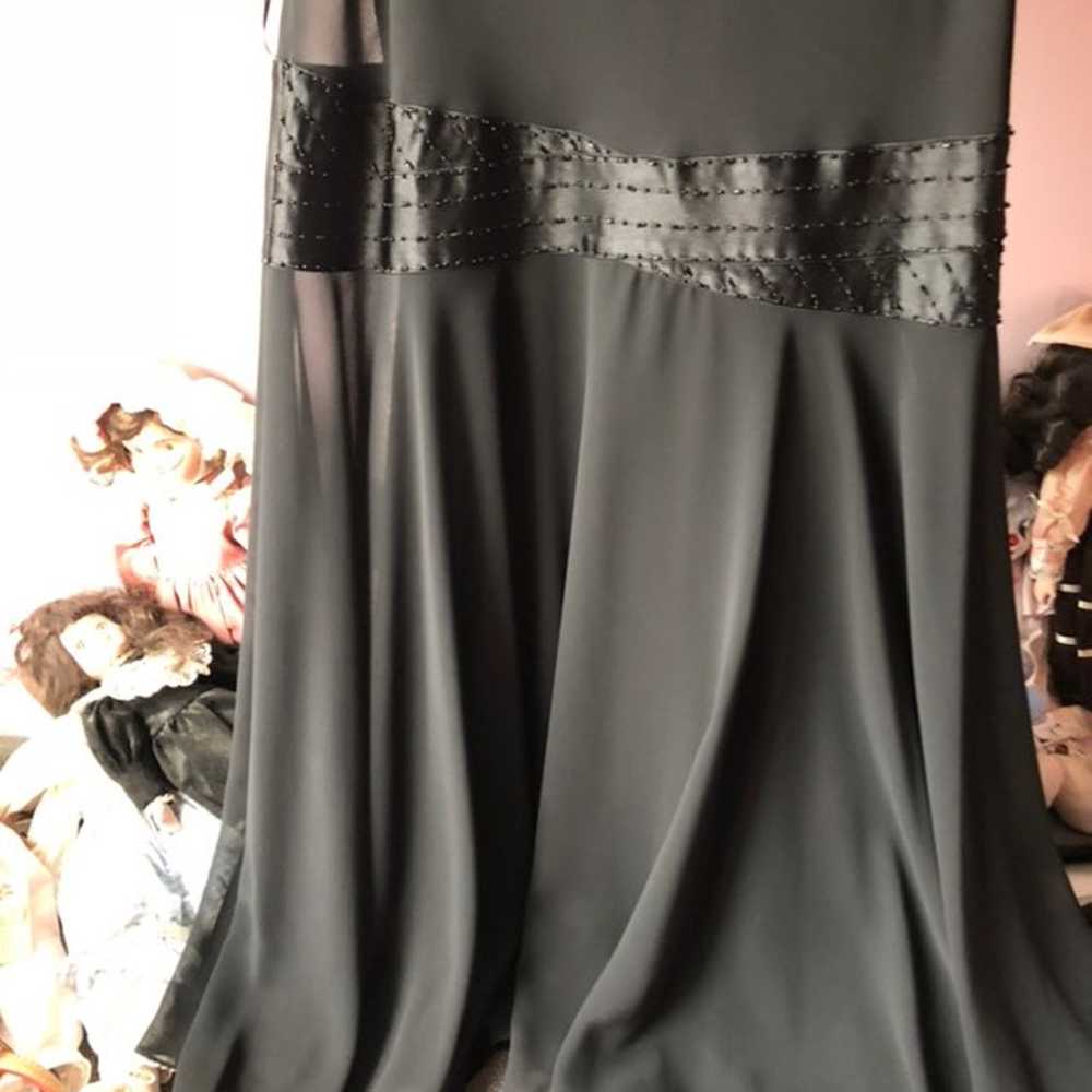 Little Black Dress W/Beaded Wst - image 2