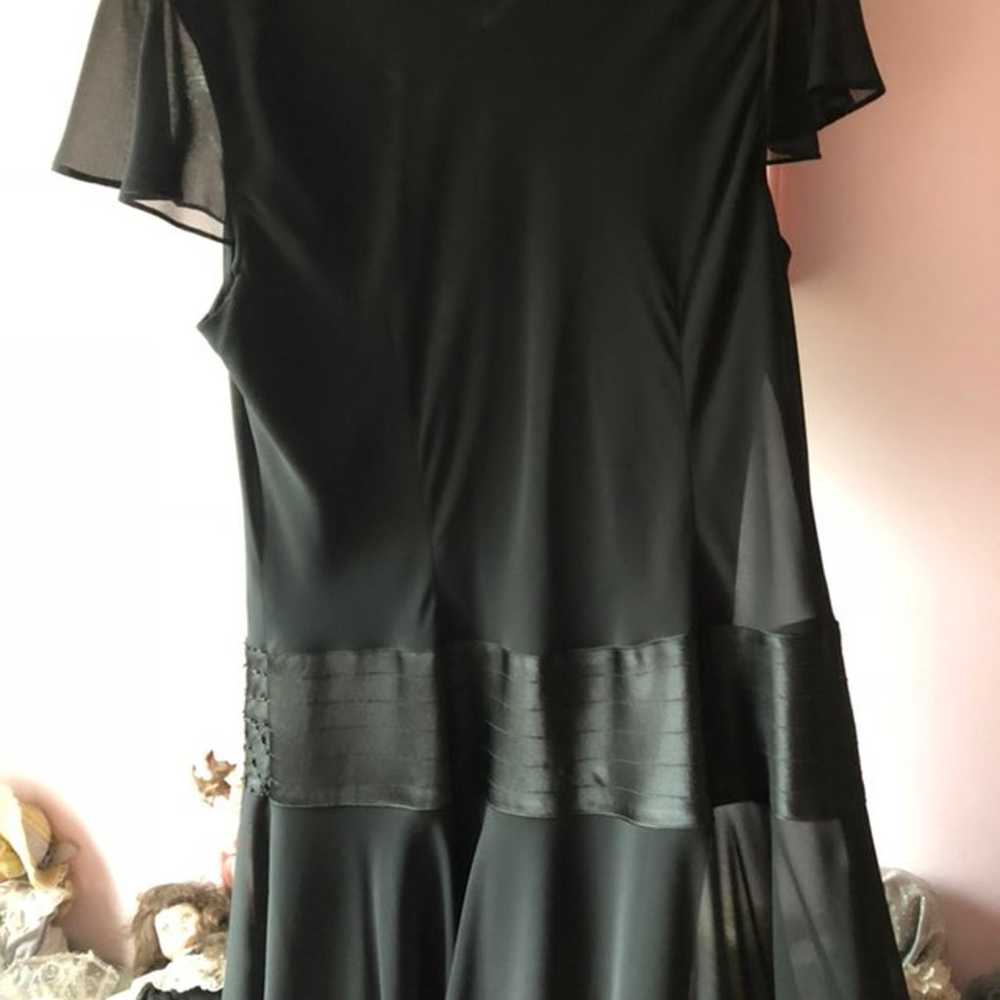 Little Black Dress W/Beaded Wst - image 3