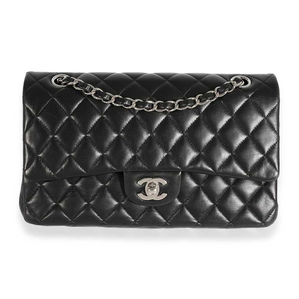 Chanel Chanel Black Quilted Lambskin Medium Class… - image 1