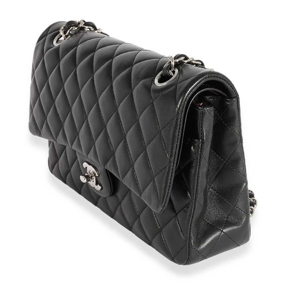 Chanel Chanel Black Quilted Lambskin Medium Class… - image 2