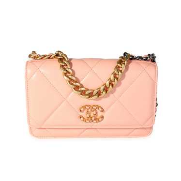 Chanel Chanel Orange Claire Quilted Lambskin Chan… - image 1