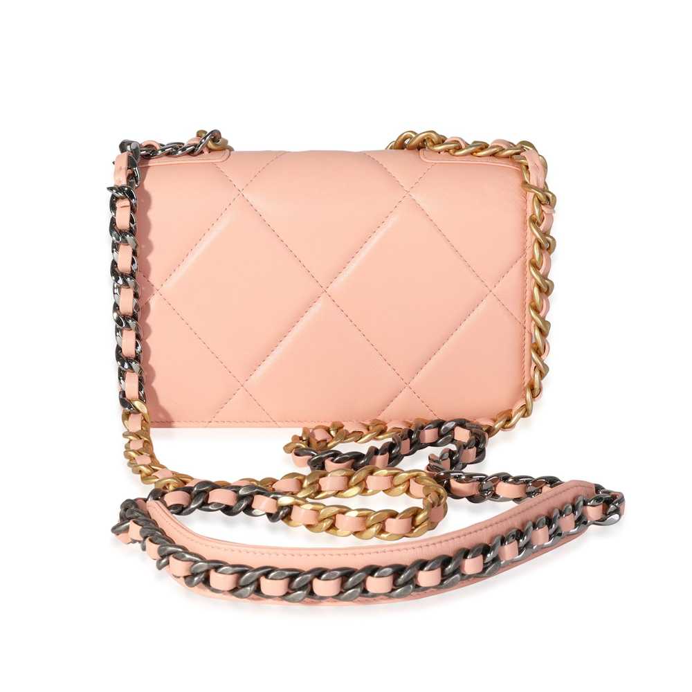 Chanel Chanel Orange Claire Quilted Lambskin Chan… - image 3