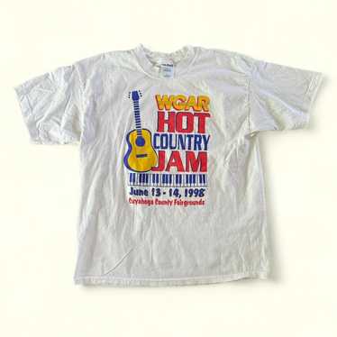 Vintage 1998 WGAR Hot Country Jam XL tee