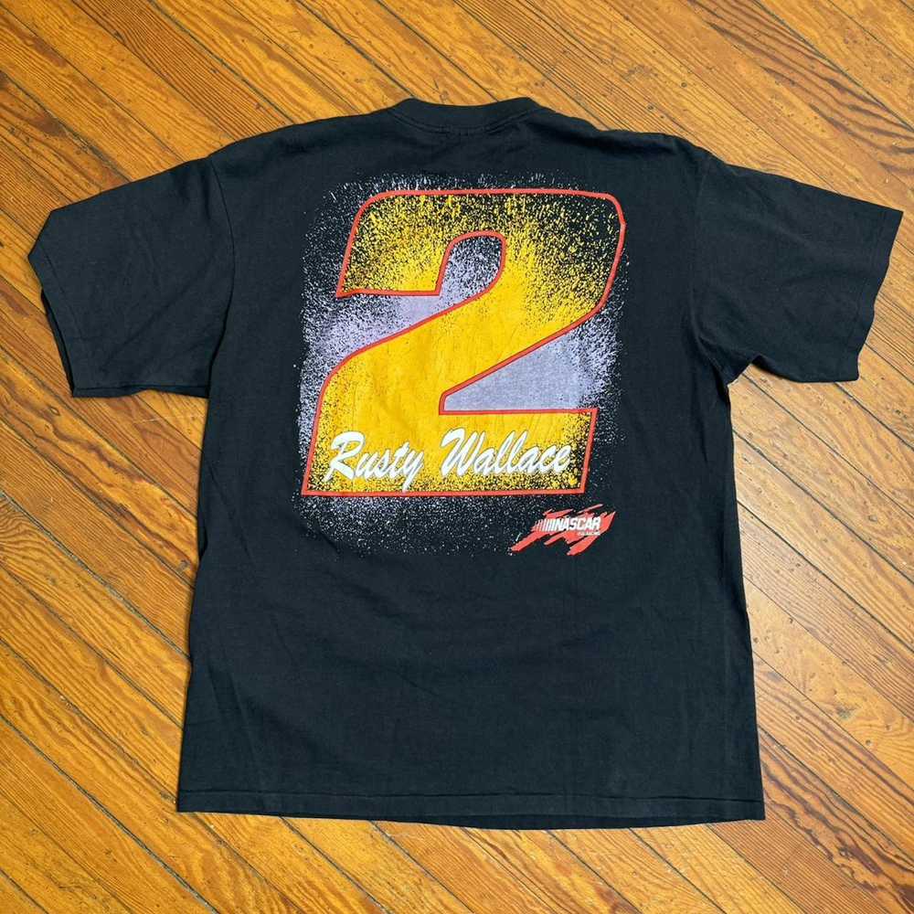 Vintage Vintage Rusty Wallace Xl Tee - image 2