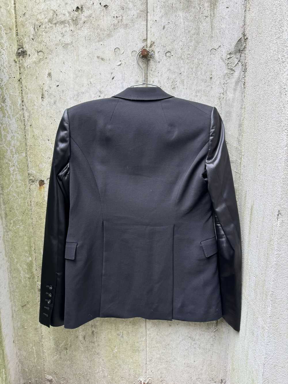 Rick Owens Viscose blazer with satin sleeves - image 2