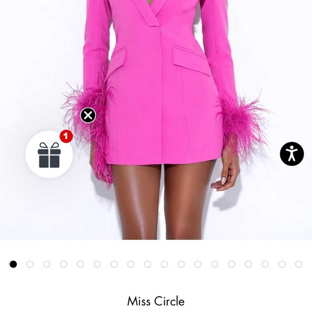 Women Pink Suit Dress - image 1