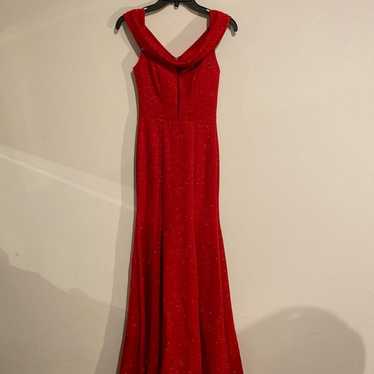 Sparkly Red Formal Dress