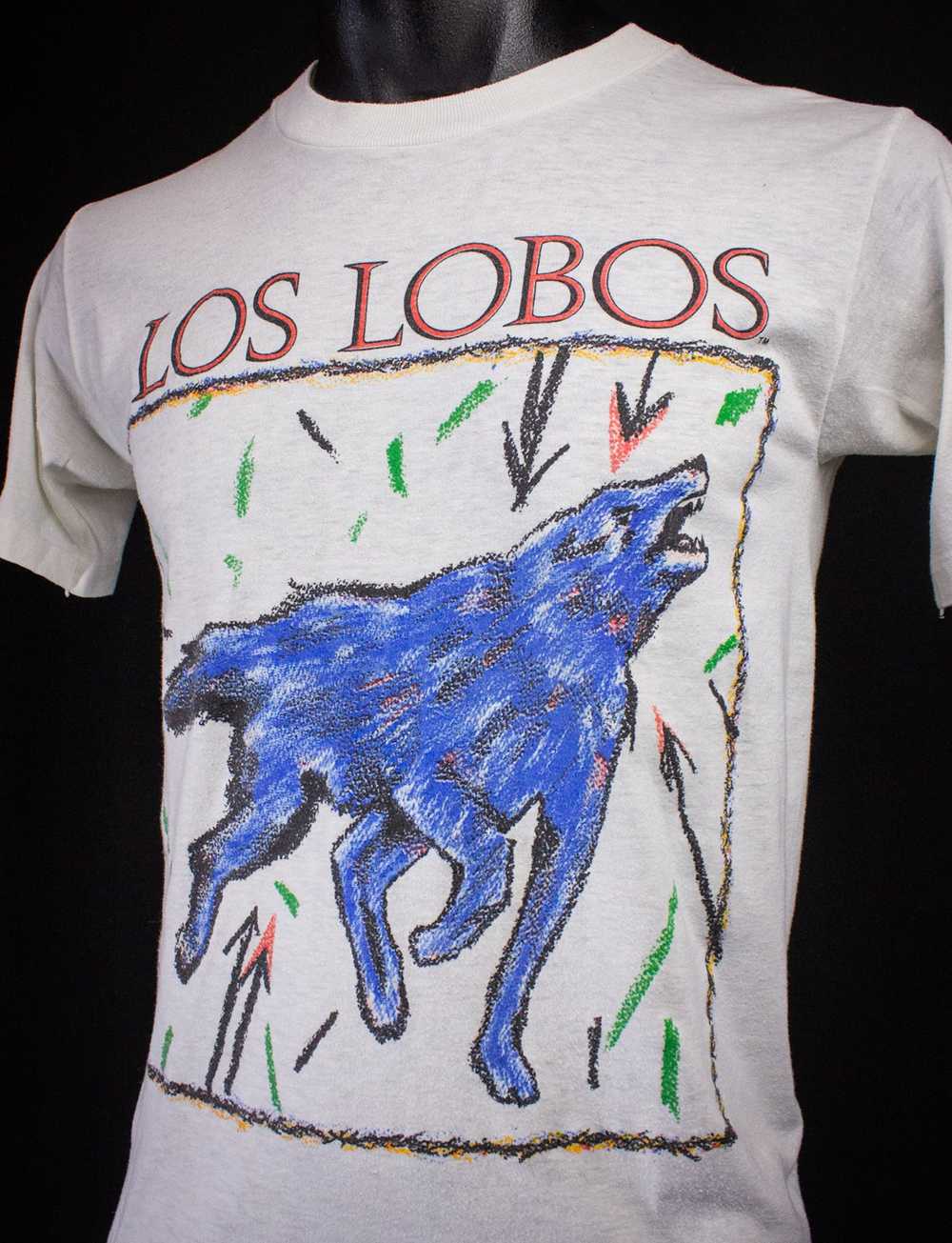 Band Tees × Vintage Los Lobos How Will The Wolf S… - image 3