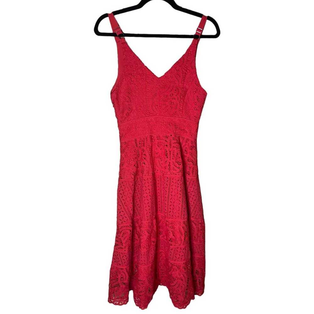 Adelyn Rae Gorgeous Red Crochet Lace Sleeveless A… - image 10