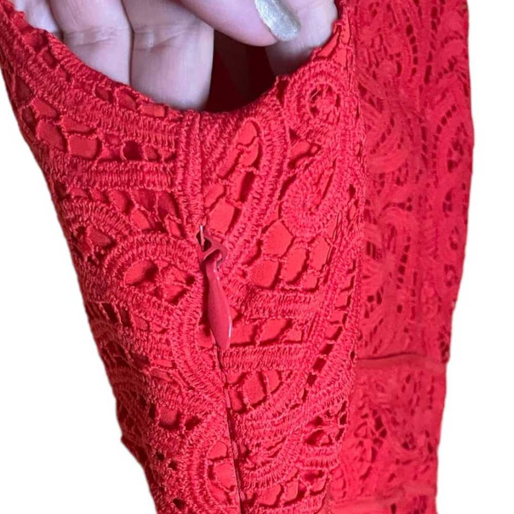 Adelyn Rae Gorgeous Red Crochet Lace Sleeveless A… - image 8