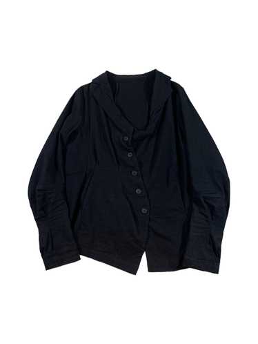 Rundholz Rundholz Asymmetric Black Wool Blazer