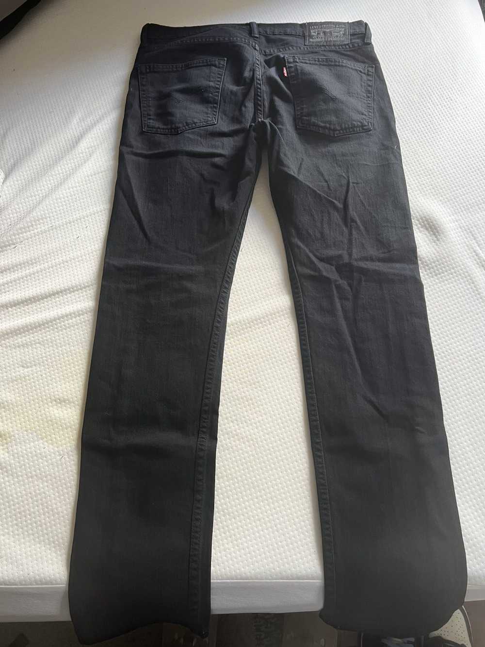 Levi's Black Slim Levi Denim Jeans - image 2