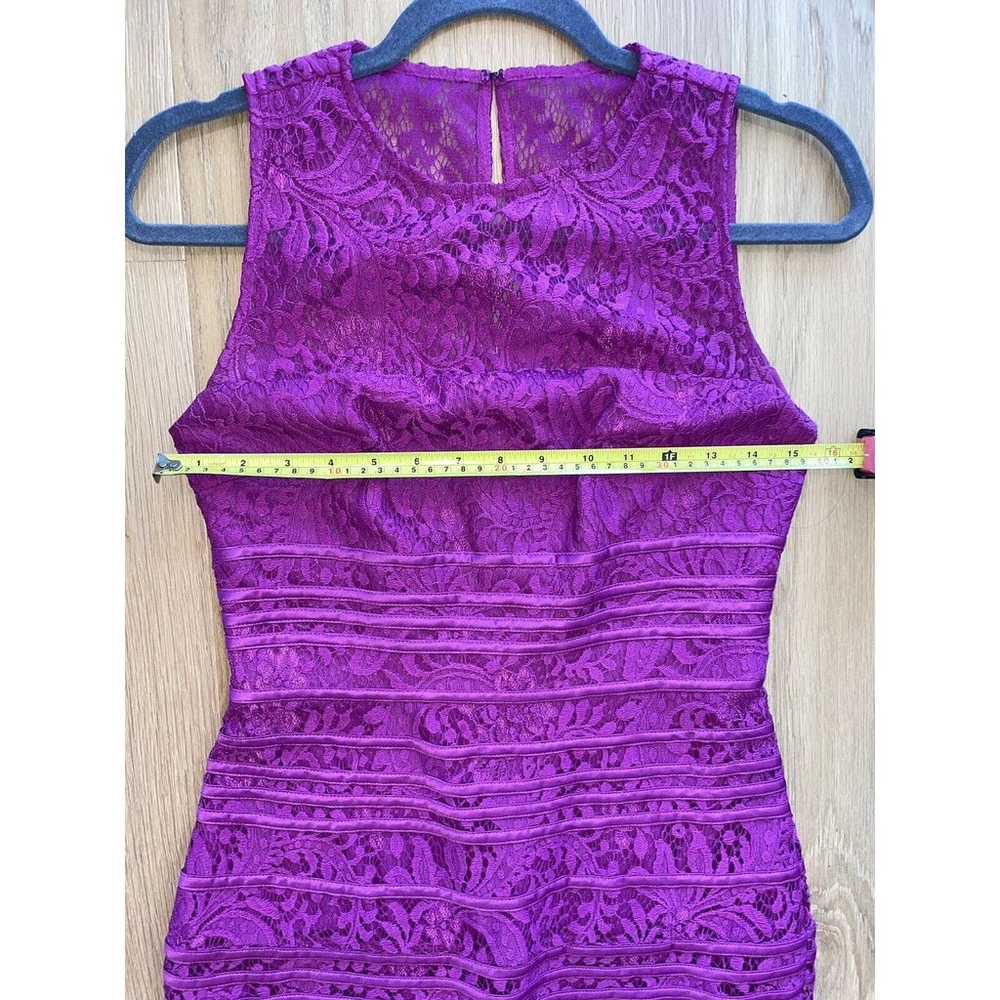 JS Collections Sleeveless High Low Lace Fuschia P… - image 8
