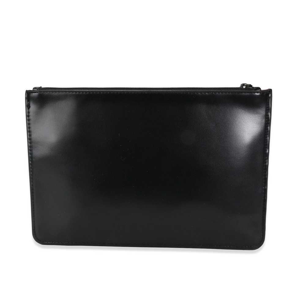 Alaia Alaia Black Leather Large Zip Case - image 3