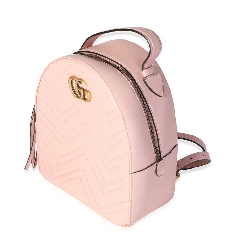 Gucci Gucci Pink Matelassé Calfskin GG Marmont Do… - image 2