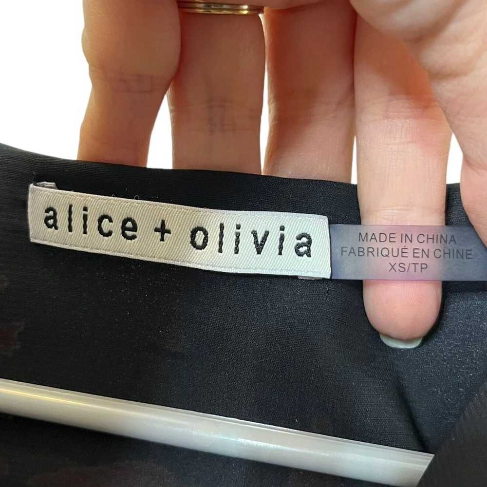 Alice + Olivia Moore Blouson Sleeve Floral Mini D… - image 9