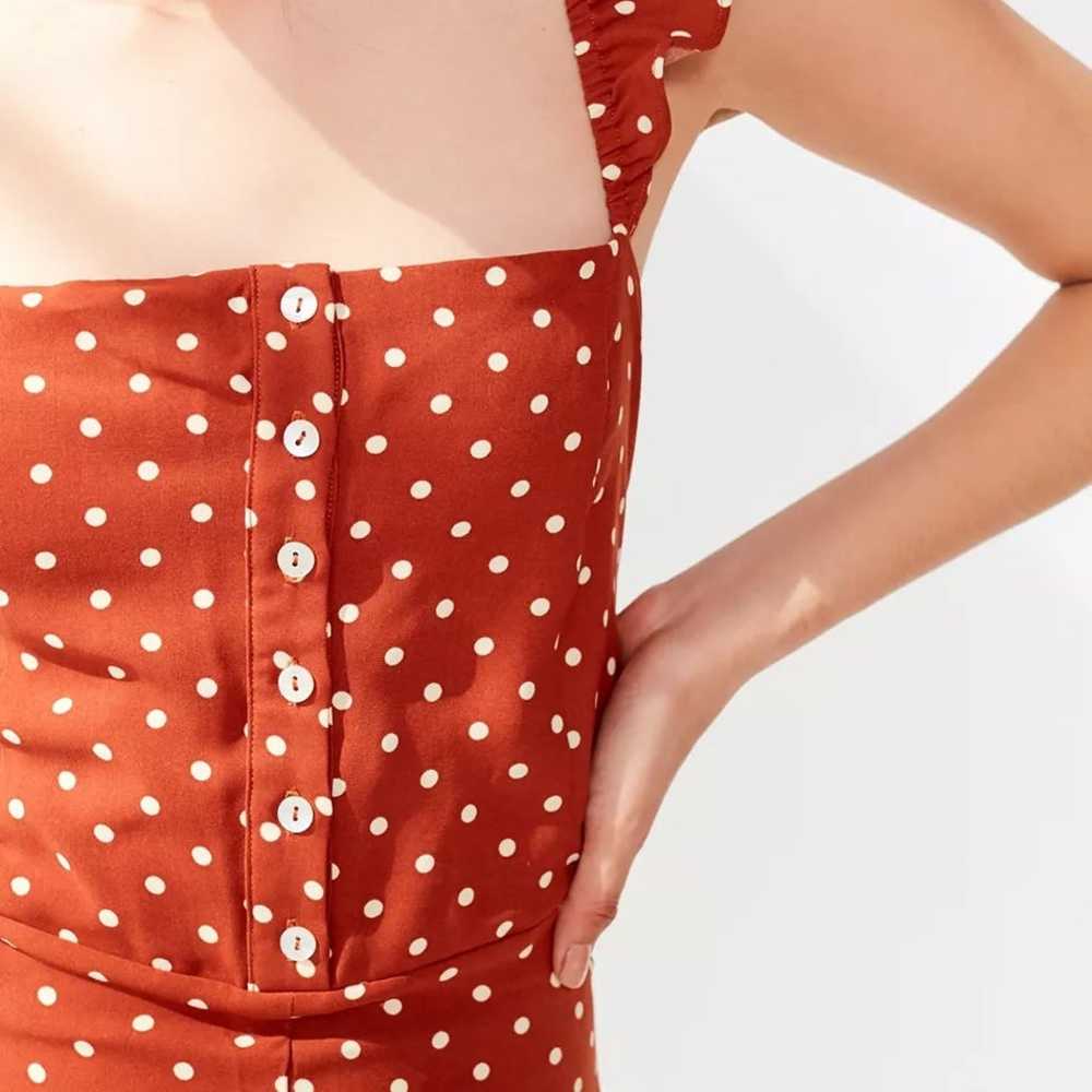 Lucca Couture Madelynn Polka Dot Ruffle Jumpsuit - image 4