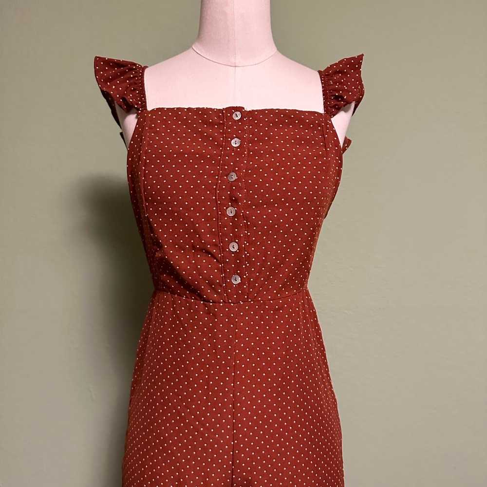 Lucca Couture Madelynn Polka Dot Ruffle Jumpsuit - image 6
