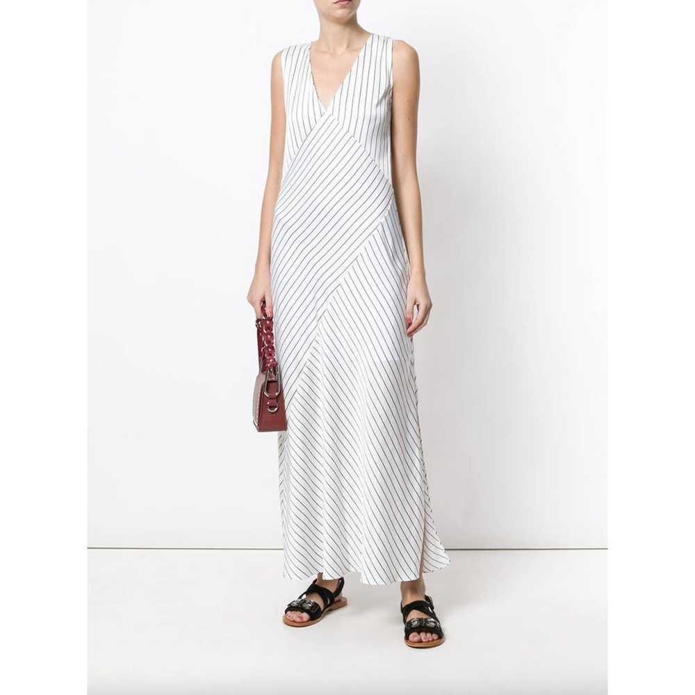 Size 0 Theory Relaxed Striped Maxi Slip Dress - image 1