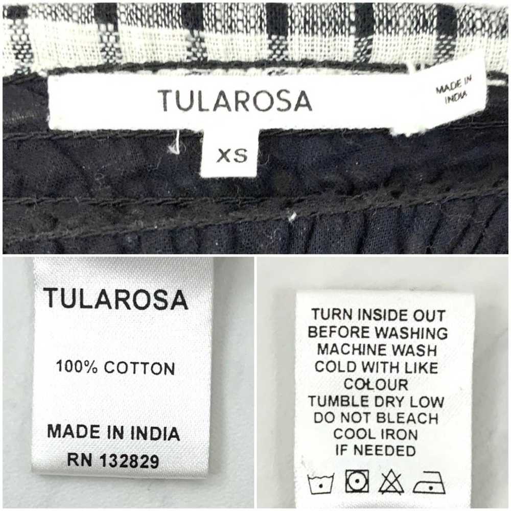 Tularosa- Maida Black & White Plaid Dress XS - image 7