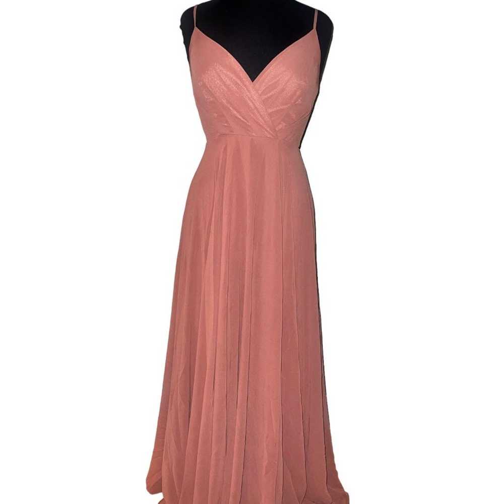 Lulus All About Love Rusty Rose Maxi Dress - image 3