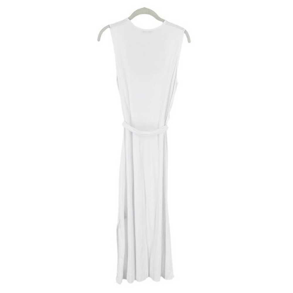 Vince Optic White Sleeveless Self Belted Popover … - image 4