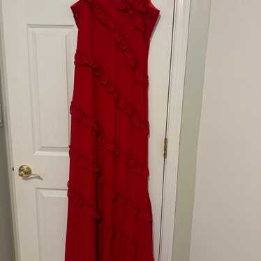 Long red maxi dress - image 1