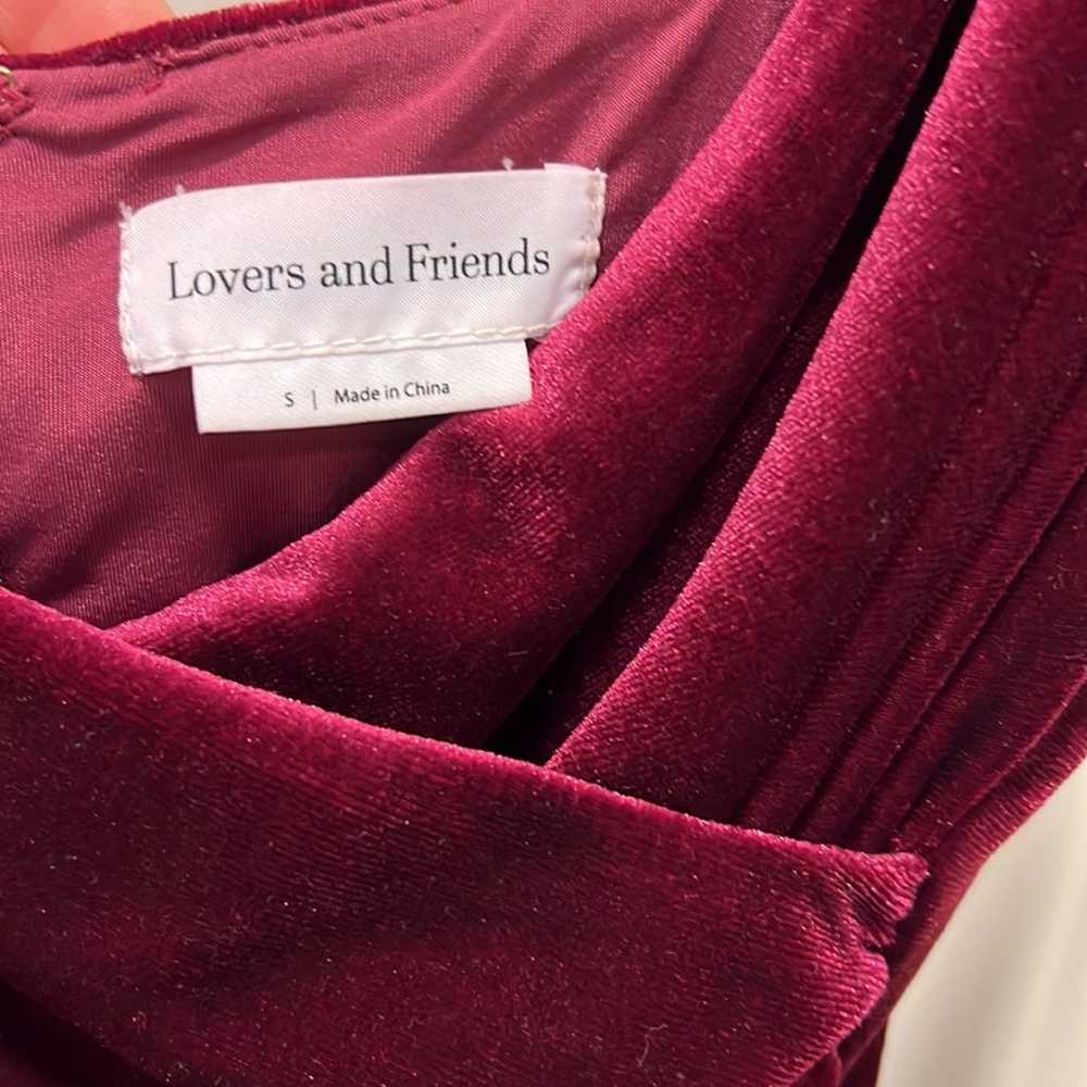 Lovers and Friends velvet dress size small. Only … - image 2
