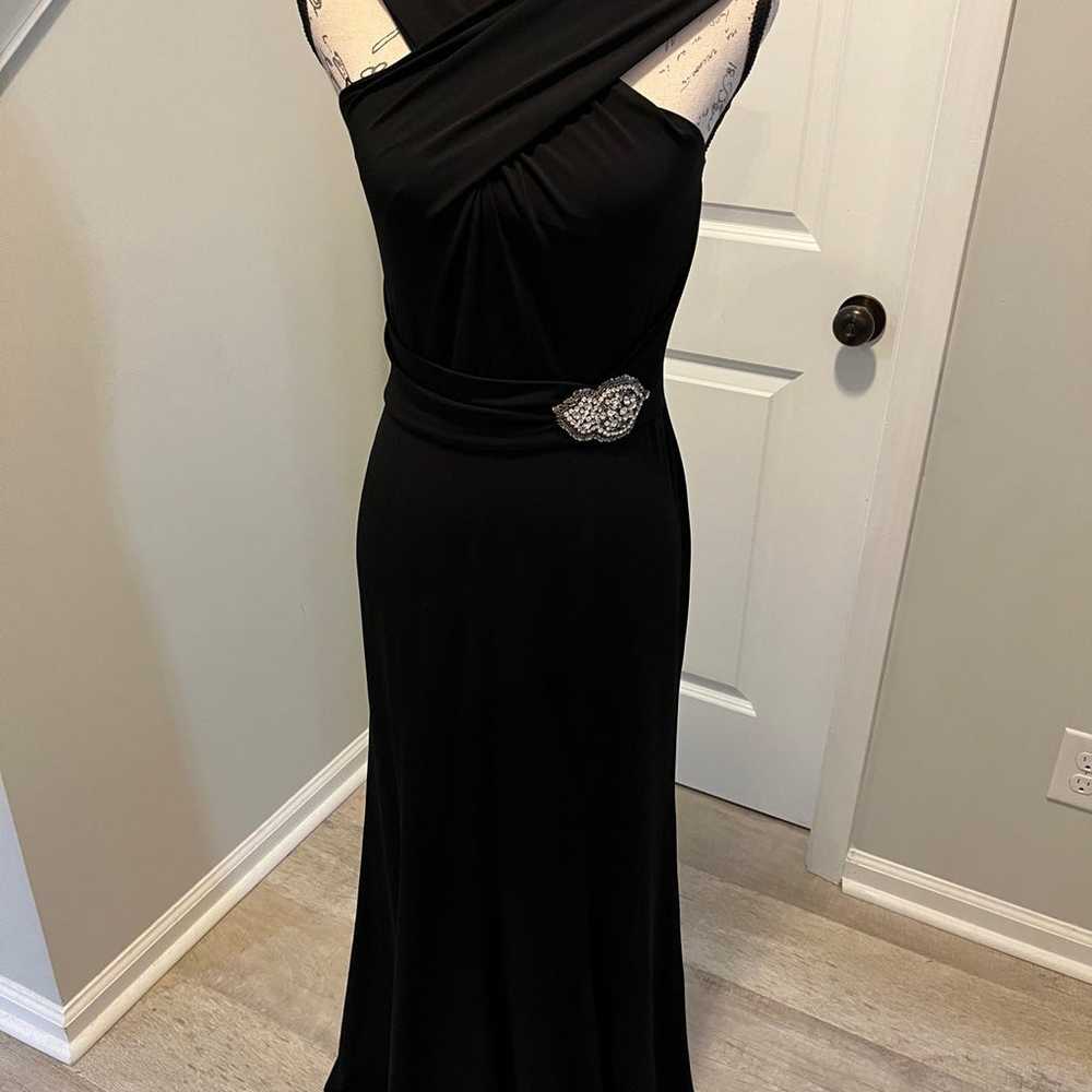 David Meister black gown. Worn once to a premiere… - image 2