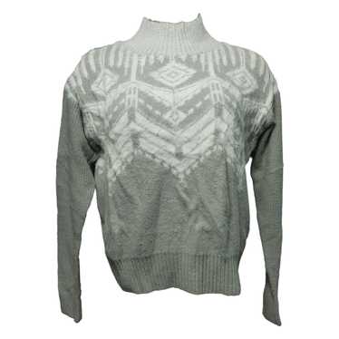 Other Alya Women's Gray Geometric Pattern Wool/Kn… - image 1