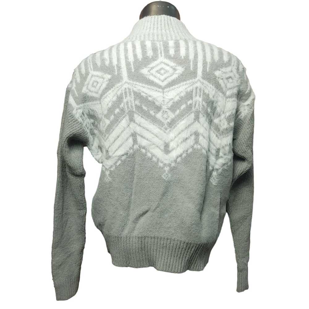 Other Alya Women's Gray Geometric Pattern Wool/Kn… - image 2