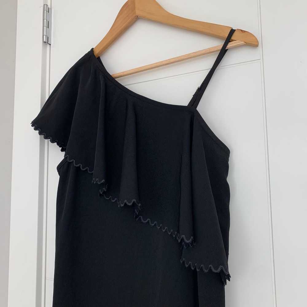 Rodebjer Black One Shoulder Midi Dress S Triaceta… - image 2