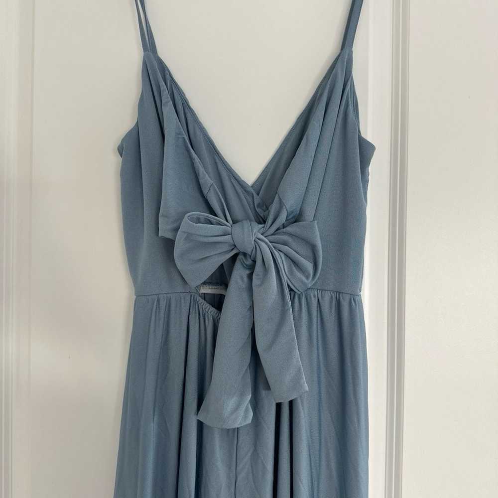 ASOS Design (dusty blue tie back dress) - origina… - image 2