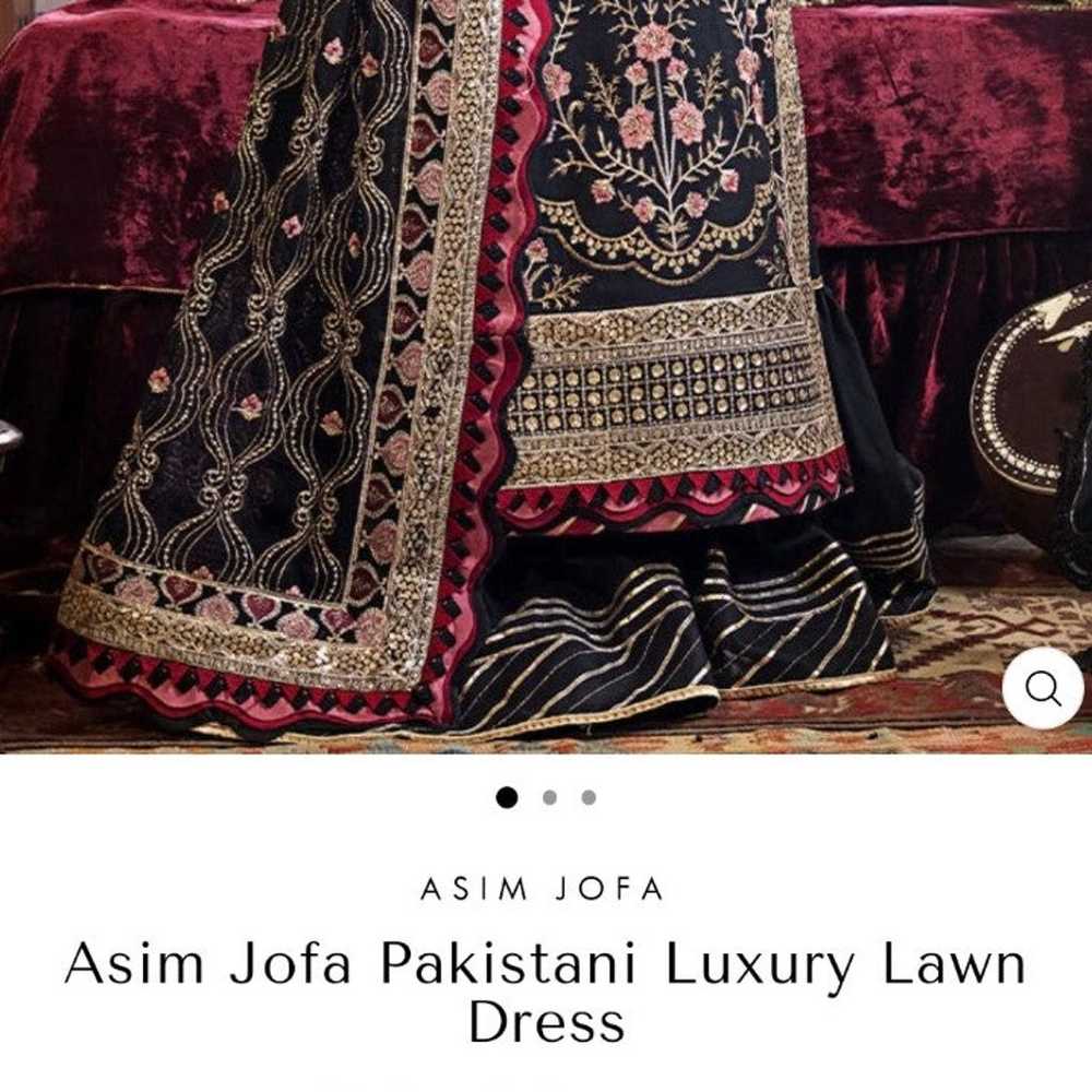 Asim Jofa Pakistani Luxury Lawn Dress - image 4