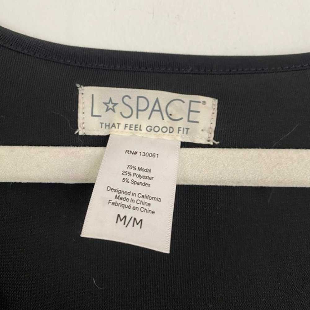 L*SPACE black short sleeve Lana mini dress - image 5