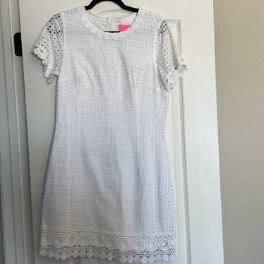 White Crochet Lilly Pulitzer Dress