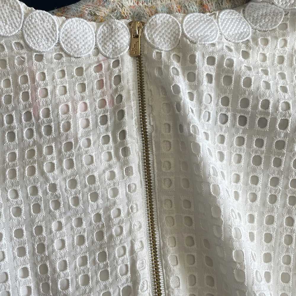 White Crochet Lilly Pulitzer Dress - image 4