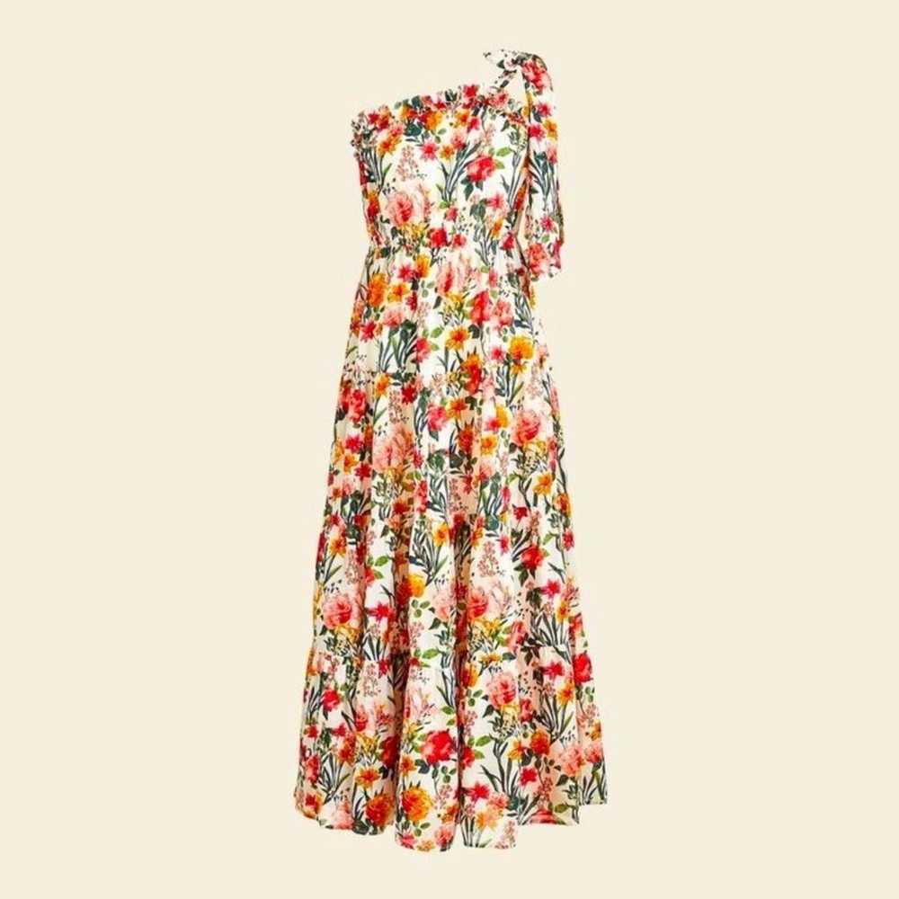 J Crew One-shoulder dress in Vintage Floral - Siz… - image 10