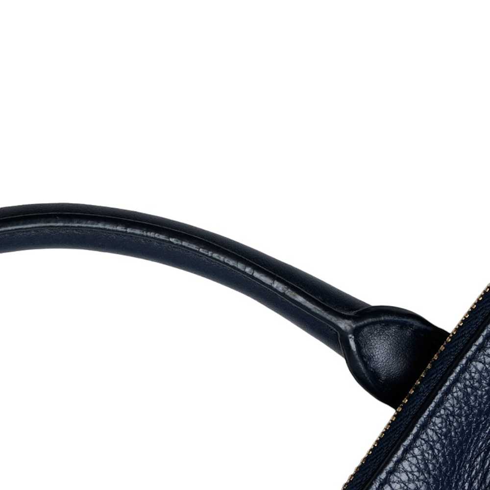 Prada Prada Handbag Shoulder Bag 2way Navy Gold L… - image 6