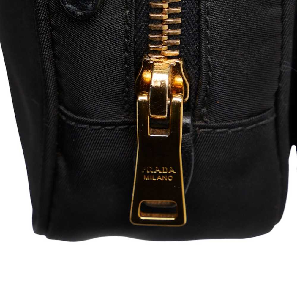 Prada Prada Ribbon Crossbody Shoulder Bag Black N… - image 5