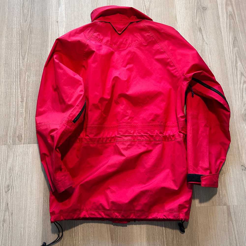 Men’s Vintage REI Red Gore-Tex Zip Up Shell Parka… - image 7