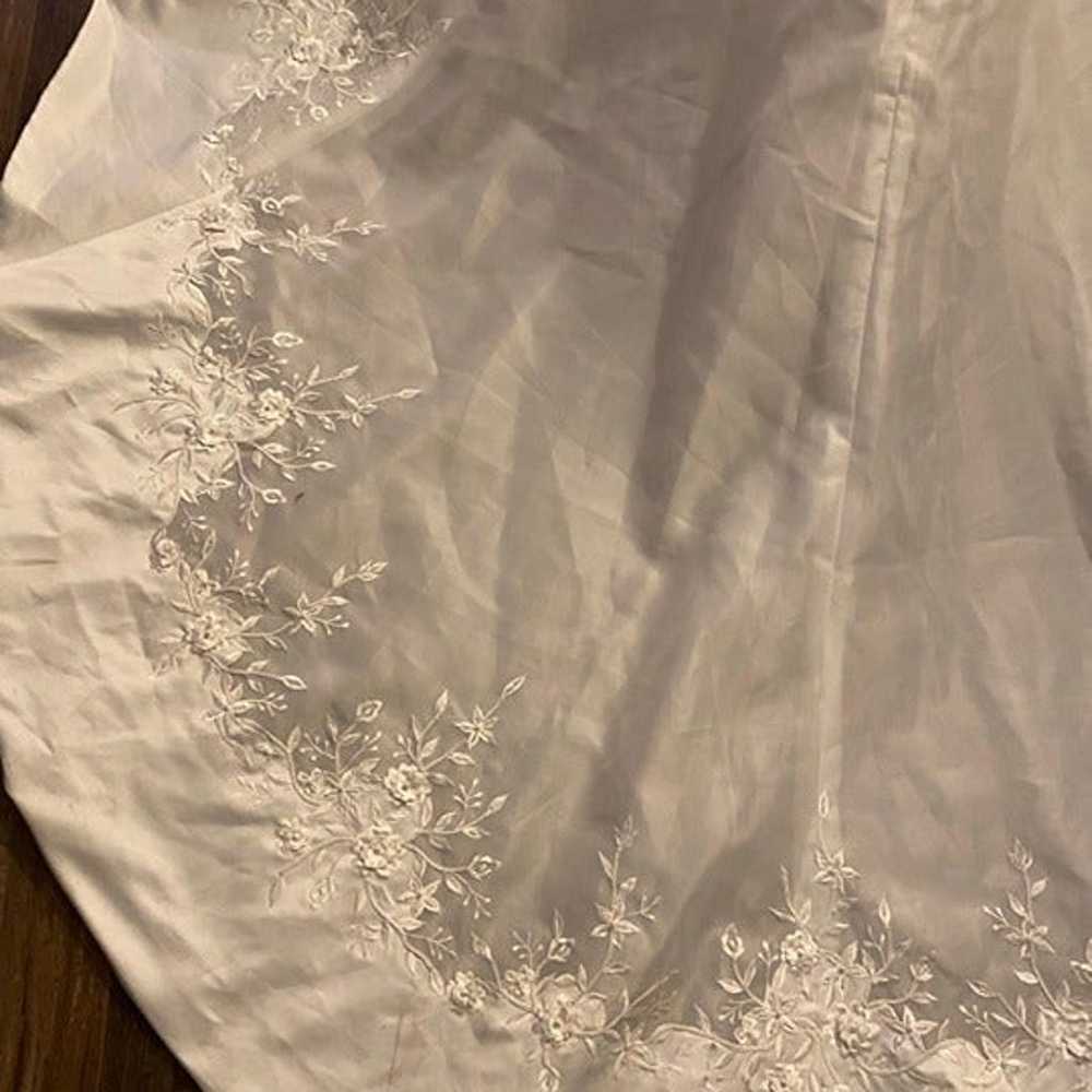 Ilissa White Wedding Dress by Demetrios Size 10 - image 5